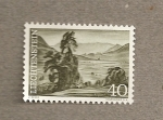 Stamps Europe - Liechtenstein -  Montañas