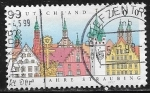 Sellos del Mundo : Europa : Alemania : Straubing Cityscape