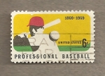 Stamps United States -  Beisbol profesional