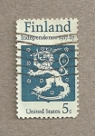 Stamps United States -  50 Aniv. independencia de Filandia