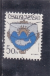 Sellos de Europa - Checoslovaquia -  Escudo de armas de Myjava