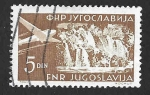 Sellos del Mundo : Europa : Yugoslavia : C50 - Cascadas de Plitvice