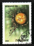 Stamps Tanzania -  Araña