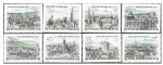 Sellos del Mundo : Europa : Austria : B306 a B313 - Exposición Filatélica Internacional 