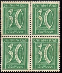 Stamps Germany -  1922 Deutches Reich: cifras