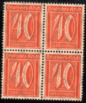 Stamps Germany -  1922 Deutches Reich: cifras