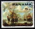 Stamps : America : Panama :  Pintores: Van de Velde