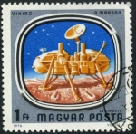 Stamps : Europe : Hungary :  Satelite Viking