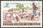 Stamps Africa - Mali -  pastor cuidando rebaño