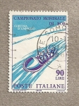 Stamps Italy -  Campeonato mundial de bob-sleigh