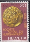 Stamps Europe - Switzerland -  centenario Sociedad Suiza de Numismática