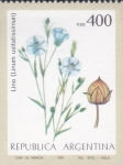  de America - Argentina -  flor-lino