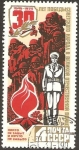 Stamps Russia -  30 anivº de la victoria, un partisano