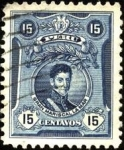 Stamps Peru -  El gran Mariscal La Mar.