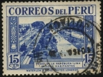 Stamps Peru -  Paseo de la República en la ciudad de Lima.