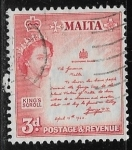  de Europa - Malta -  Corona Real