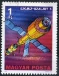 Stamps Hungary -  Satélite
