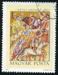 Stamps Hungary -  Ilustración Medieval