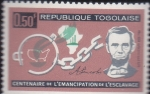 de Africa - Togo -  centenario de la erradicación de la esclavitud