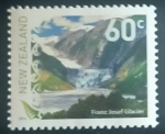 Stamps Oceania - New Zealand -  Glaciar Franz Josef
