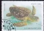 de Asia - Azerbaiyn -  tortuga marina