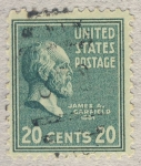 Sellos de America - Estados Unidos -  James A. Garfield
