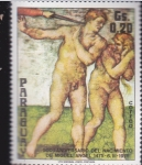 Sellos de America - Paraguay -  500 ANIV. DEL NACIMIENTO DE MIGUEL ANGEL