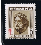 Stamps Spain -  Edifil  nº  1040   Pro Tuberculosis   Esculapio