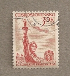 Stamps : Europe : Czechoslovakia :  Primeros juegos espartaquistas