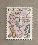 Stamps Africa - Chad -  Escena teatro Bratislava