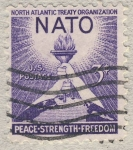 Stamps United States -  North Atlantic Treaty Organization