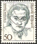Stamps Germany -  1136 - Christine Teusch, política