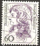 Stamps : Europe : Germany :  1164 - dorothea erxleben, medicina