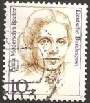 Stamps Germany -  1191 - paula modersohn becker, pintora