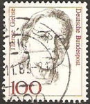 Stamps Germany -  1222 - Therese Giehse, actriz de cine