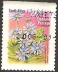 Sellos de Africa - Sudfrica -  flora, margarita azul