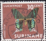 Sellos del Mundo : America : Surinam : Mariposa