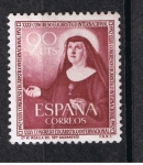 Stamps Spain -  Edifil  nº  1116  XXXV Congreso Eucarístico  Internacional en Barcelona  Sta. Mª. Micaela