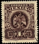 Stamps Mexico -  Águila mitológica con la serpiente.