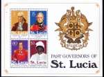  de America - Santa Luc�a -  GOBERNADORES DE STA. LUCIA