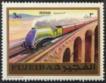 Sellos de Asia - Emiratos �rabes Unidos -  Trenes