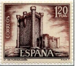 Stamps Spain -  Castillo Fuensaldaña