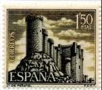 Stamps Spain -  Castillo de Peñafiel