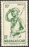 Stamps Africa - Madagascar -  300 - bailarín del sur