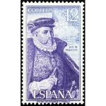 Stamps : Europe : Spain :  ESPAÑA 1976 2309 Sello Nuevo Serie Personajes Españoles Luis de Requesens
