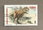 Stamps Cuba -  Animales prehistóricos:Carnosaurus