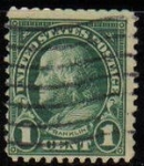 Sellos de America - Estados Unidos -  USA 1923 Scott 552 Sello Presidente Franklin Pierce (23/11/1804-8/10/1869) usado Estados Unidos