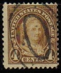 Stamps United States -  USA 1923 Scott 556 Sello Personajes Martha Washington usado Estados Unidos Etats Unis