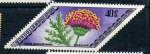 Stamps Asia - Mongolia -  serie- Plantas medicinales