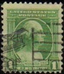Stamps United States -  USA 1932 Scott 705 Sello Presidente George Washington (22/1/1732-14/12/1799) usado Estados Unidos